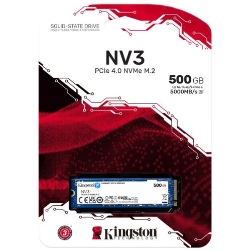 Disco duro SSD M.2 500GB Kingston NV2