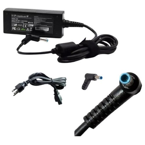 Fuente para Notebook HP / punta fina azul