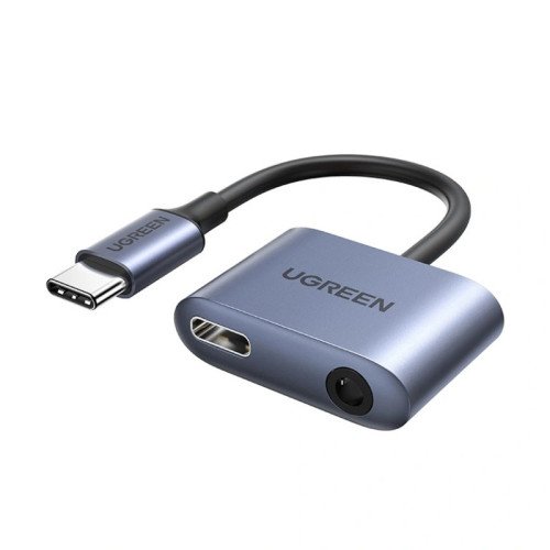 Adaptador USB-C a 3.5mm UGREEN 2en1 CM231