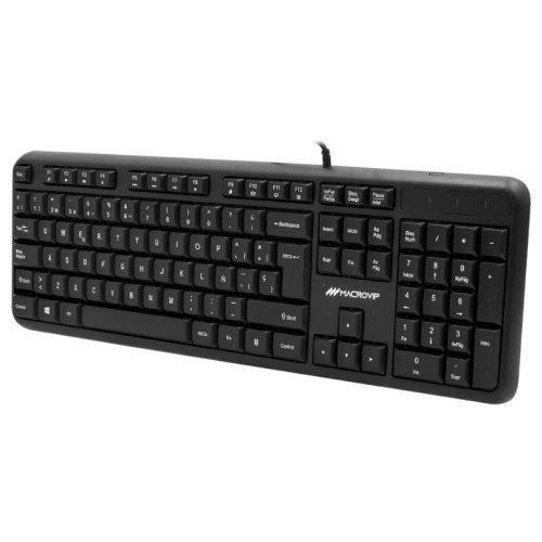 Teclado USB/Esp. Macrovip MV-K801UB-5P