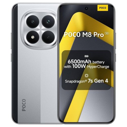 Poco M8 Pro 5G 256/8GB DS Plata