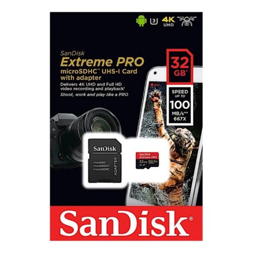 Mem Micro Sd 32gb Sandisk Extreme Pro100-90