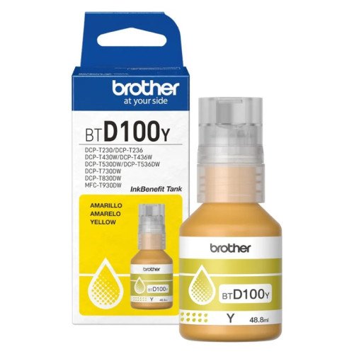 Tinta Brother BTD100Y Yellow