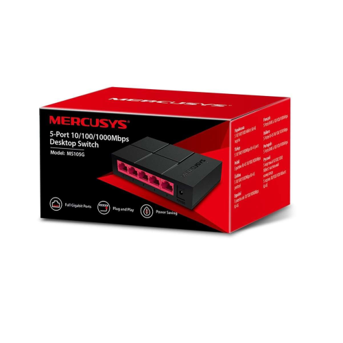 Switch 5P 1000MBPS Mercusys MS105G