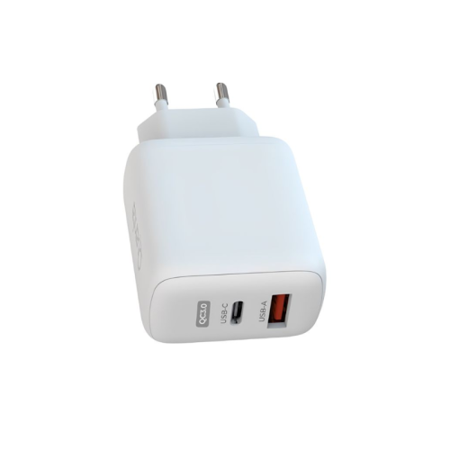Cargador Quanta USB-A y USB-C 45W QTCCR45