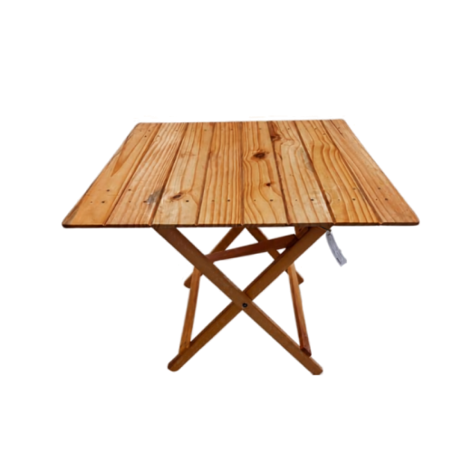 Mesa Plegable de Madera 80x80