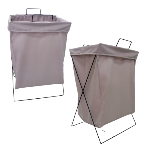 Cesto P/Lavanderia De Laundry (Crema)
