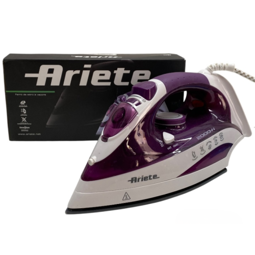 Plancha a Vapor 2000W Ariete 6235 (Blanco/Lila)