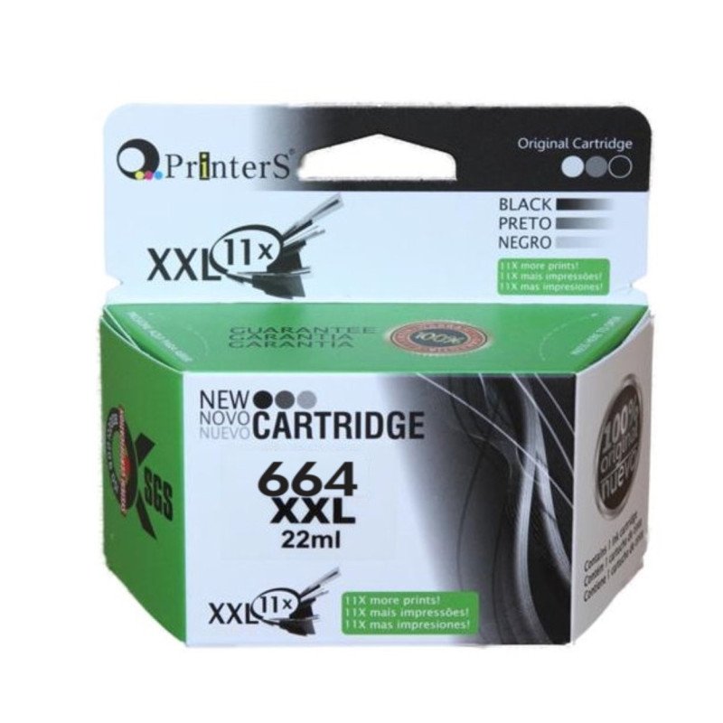 Tinta Printers 664 XXL (Negra)