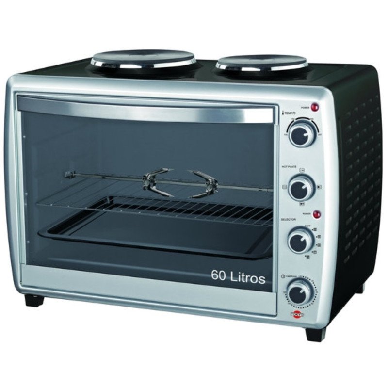 Horno Electrico Tokyo 2 Placas 60Lts (TOK602PS) Horno Electrico Tokyo 2 Placas 60Lts (TOK602PS)