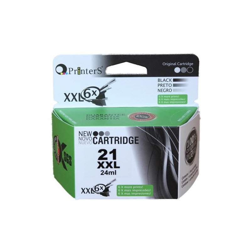 Tinta Printers 21 XXL (Negra) Tinta Printers 21 XXL (Negra)