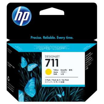 Tinta HP 711 (Amarillo)