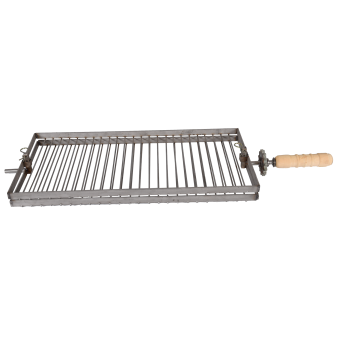 Parrilla Inox plegable doble función y giratorio P-033
